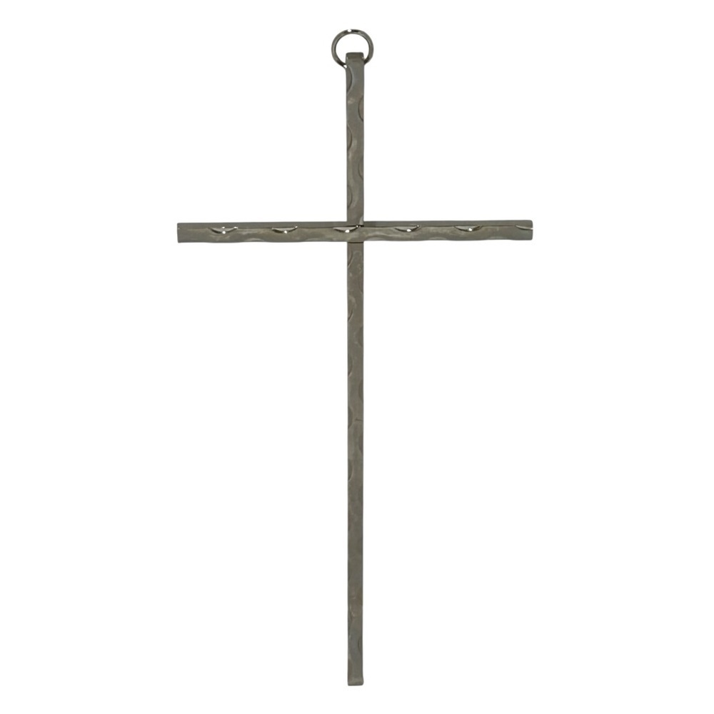 CROSS Contemporary Modern Silver color Metal Wall hanging Home decor Like new - Picture 3 of 11